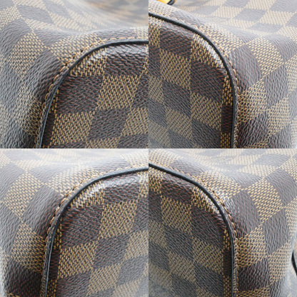 LOUIS VUITTON ルイ・ヴィトン ネオノエ ショルダーバッグ ダミエ エベヌ×サフラン N40213 IC/FK4169 レディース【中古】【美品】