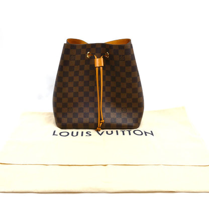 LOUIS VUITTON ルイ・ヴィトン ネオノエ ショルダーバッグ ダミエ エベヌ×サフラン N40213 IC/FK4169 レディース【中古】【美品】