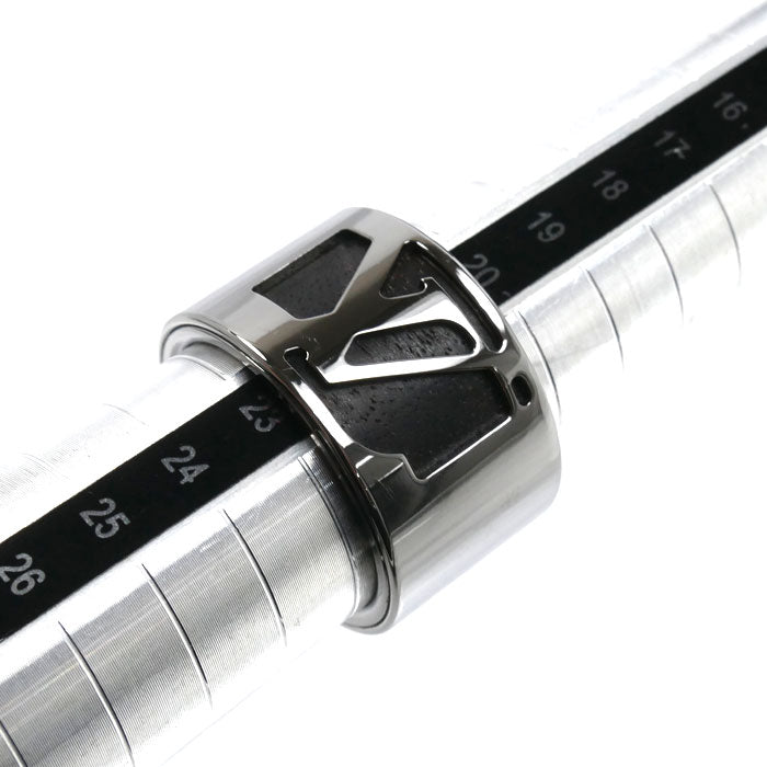 LOUIS VUITTON ルイ・ヴィトン メタル ウッド バーグ ケープタウン リング・指輪 M66196 LE0170 21号 メンズ【中古】