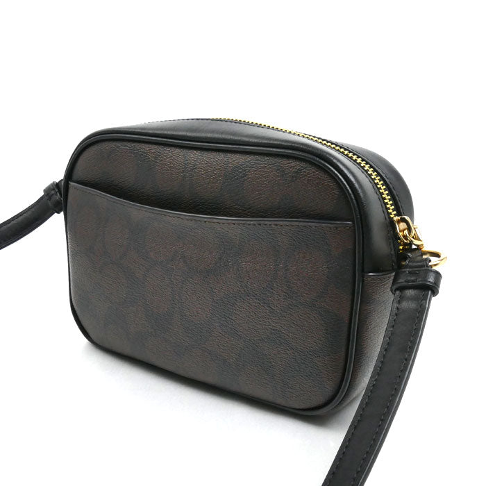 COACH コーチ ミニ ジェイミー カメラバッグ ショルダーバッグ ダークブラウン/ブラック C9926 IMAA8 レディース【中古】【美品】