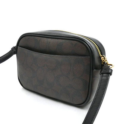 COACH コーチ ミニ ジェイミー カメラバッグ ショルダーバッグ ダークブラウン/ブラック C9926 IMAA8 レディース【中古】【美品】