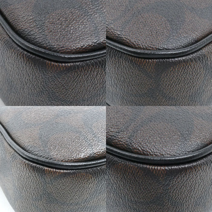 COACH コーチ ミニ ジェイミー カメラバッグ ショルダーバッグ ダークブラウン/ブラック C9926 IMAA8 レディース【中古】【美品】
