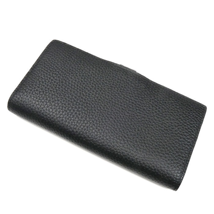 LOUIS VUITTON ルイ・ヴィトン LV ヴェルティカル ウォレット 長財布 トリヨンレザー ブラック M81330 ICチップ ユニセックス【中古】【極美品】