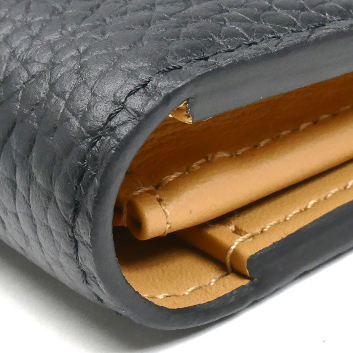 LOUIS VUITTON ルイ・ヴィトン LV ヴェルティカル ウォレット 長財布 トリヨンレザー ブラック M81330 ICチップ ユニセックス【中古】【極美品】