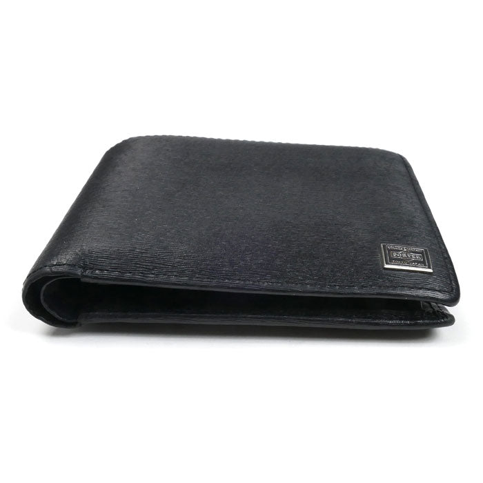 PORTER ポーター カレント ウォレット 二つ折り財布 ブラック 052-02203 メンズ【中古】