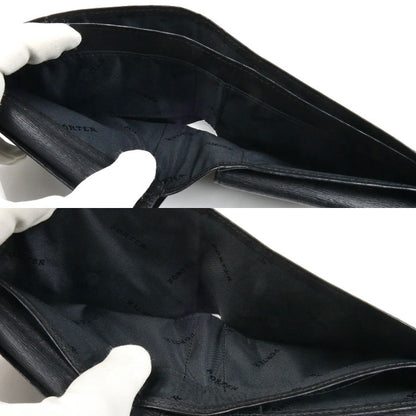 PORTER ポーター カレント ウォレット 二つ折り財布 ブラック 052-02203 メンズ【中古】