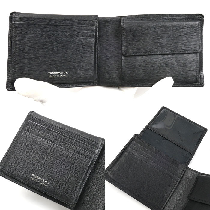 PORTER ポーター カレント ウォレット 二つ折り財布 ブラック 052-02203 メンズ【中古】
