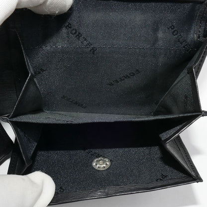 PORTER ポーター カレント ウォレット 二つ折り財布 ブラック 052-02203 メンズ【中古】