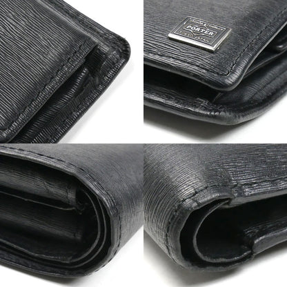 PORTER ポーター カレント ウォレット 二つ折り財布 ブラック 052-02203 メンズ【中古】