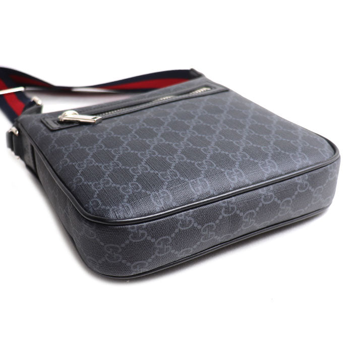 GUCCI グッチ スモール メッセンジャーバッグ ショルダーバッグ ブラック 792082 FADJA 1042 メンズ【中古】【美品】