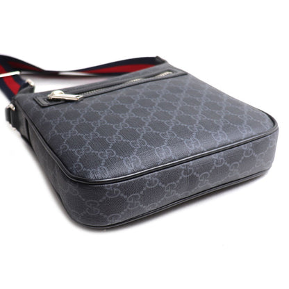 GUCCI グッチ スモール メッセンジャーバッグ ショルダーバッグ ブラック 792082 FADJA 1042 メンズ【中古】【美品】
