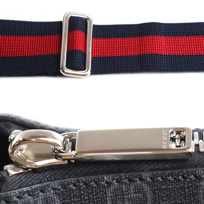 GUCCI グッチ スモール メッセンジャーバッグ ショルダーバッグ ブラック 792082 FADJA 1042 メンズ【中古】【美品】