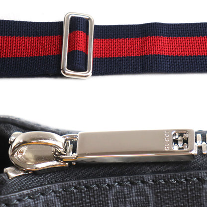 GUCCI グッチ スモール メッセンジャーバッグ ショルダーバッグ ブラック 792082 FADJA 1042 メンズ【中古】【美品】