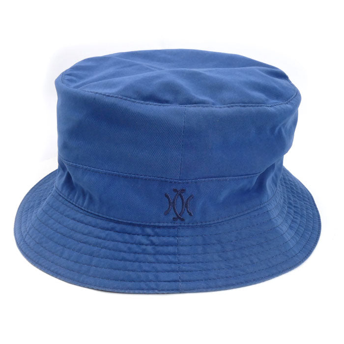 HERMES エルメス MOTSCH Poul HERMES ハット ブルー 
57 レディース【中古】