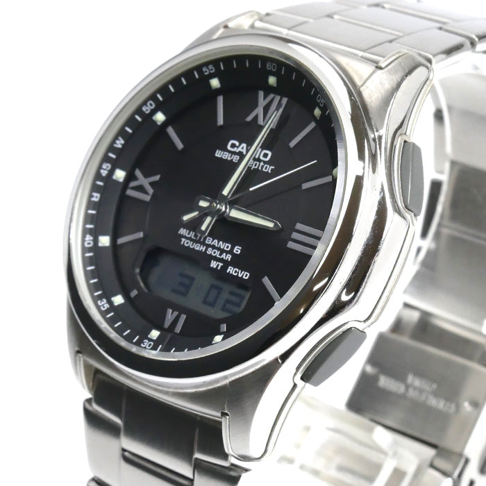 CASIO カシオ wave ceptor 腕時計 ソーラー WVA-M630D-1A4JF MULTIBAND6 メンズ【中古】