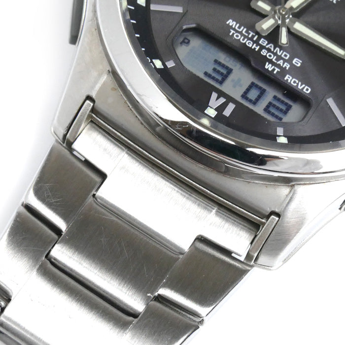 CASIO カシオ wave ceptor 腕時計 ソーラー WVA-M630D-1A4JF MULTIBAND6 メンズ【中古】