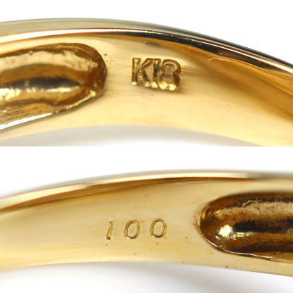 K18YG イエローゴールド リング・指輪 ダイヤモンド1.00ct 11.5号 4.4g レディース【中古】【美品】