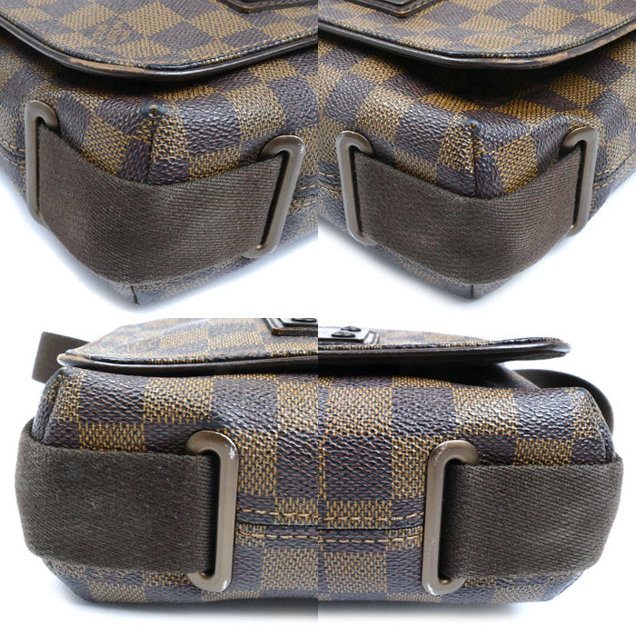 LOUIS VUITTON ルイ・ヴィトン ブルックリンPM ショルダーバッグ ダミエ ブラウン N51210 CA1182 ユニセックス【中古】