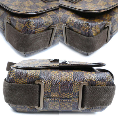 LOUIS VUITTON ルイ・ヴィトン ブルックリンPM ショルダーバッグ ダミエ ブラウン N51210 CA1182 ユニセックス【中古】