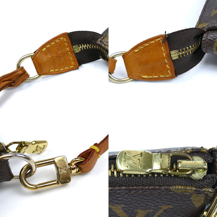 LOUIS VUITTON ルイ・ヴィトン ポシェットアクセソワール モノグラム ブラウン M51980 CA1001 レディース【中古】
