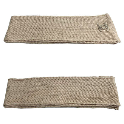 CHANEL シャネル マフラー ベージュ レディース【中古】