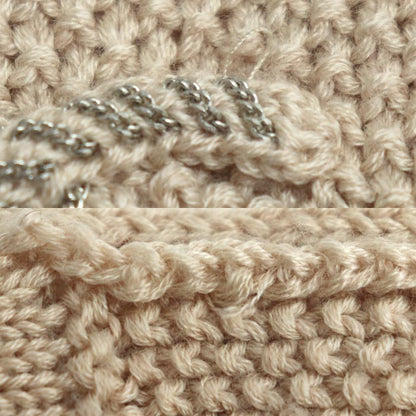 CHANEL シャネル マフラー ベージュ レディース【中古】