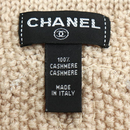 CHANEL シャネル マフラー ベージュ レディース【中古】