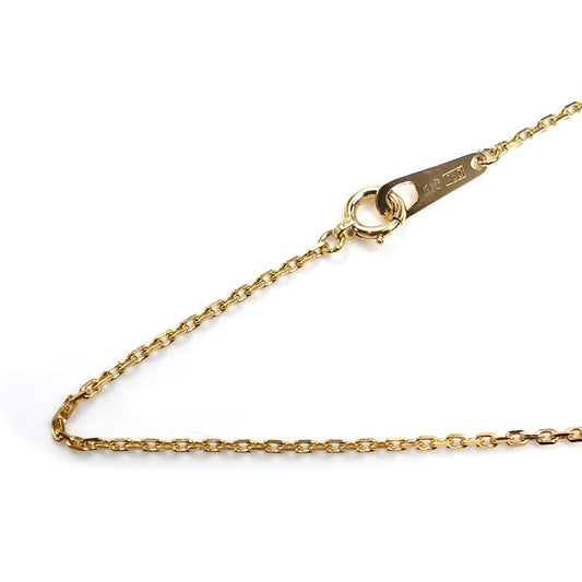 K18YG イエローゴールド ネックレス 小豆 3.6g 61cm レディース【中古】