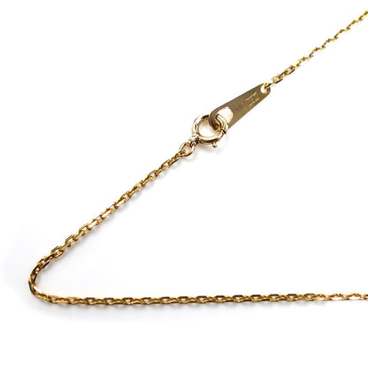 K18YG イエローゴールド ロング ネックレス 小豆 5.9g 102cm レディース【中古】