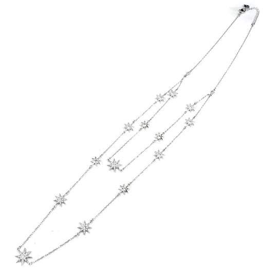 SWAROVSKI スワロフスキー 2連 ネックレス 50/55cm レディース【中古】