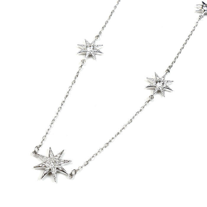 SWAROVSKI スワロフスキー 2連 ネックレス 50/55cm レディース【中古】