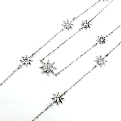 SWAROVSKI スワロフスキー 2連 ネックレス 50/55cm レディース【中古】