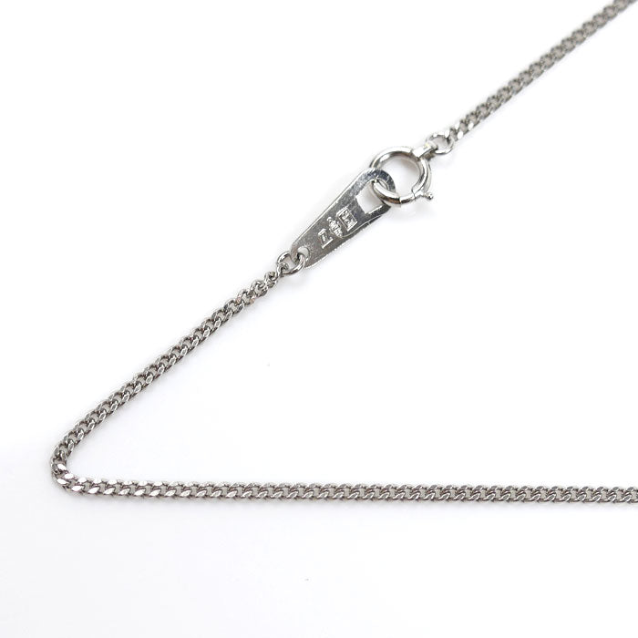 Pt850プラチナ ネックレス 喜平2面カット 3.6g 40cm レディース【中古】