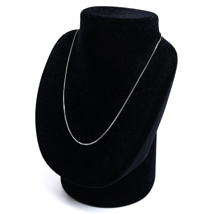 Pt850プラチナ ネックレス 喜平2面カット 3.6g 40cm レディース【中古】