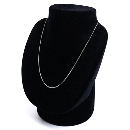 Pt850プラチナ ネックレス 喜平2面カット 3.6g 40cm レディース【中古】