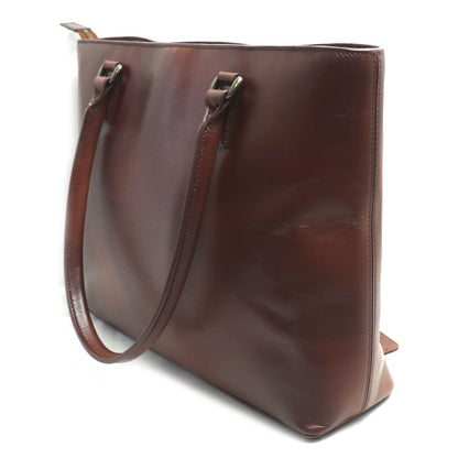 MOTHER HOUSE アンティーク スリムトート トートバッグ ブラウン メンズ【中古】