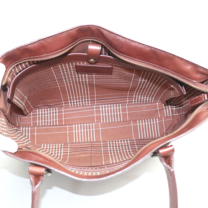 MOTHER HOUSE アンティーク スリムトート トートバッグ ブラウン メンズ【中古】