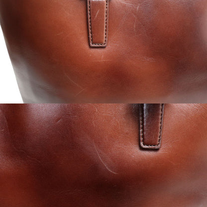 MOTHER HOUSE アンティーク スリムトート トートバッグ ブラウン メンズ【中古】