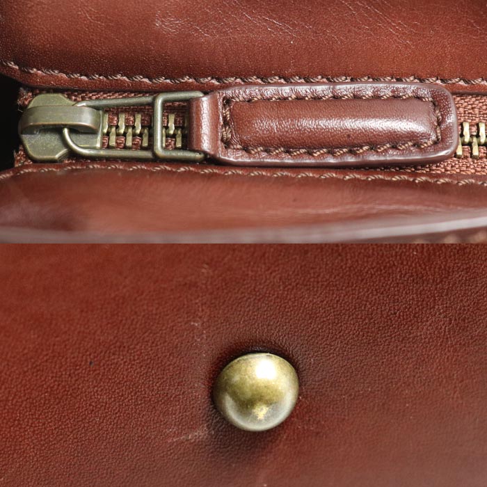 MOTHER HOUSE アンティーク スリムトート トートバッグ ブラウン メンズ【中古】