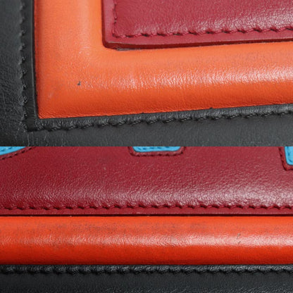 FENDI フェンディ ボキャブラリー LOVE クラッチ クラッチバッグ ブラック マルチ 7N0078 ユニセックス【中古】