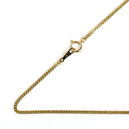 K18YG イエローゴールド ネックレス 喜平2面カット 4.5g 40cm レディース【中古】