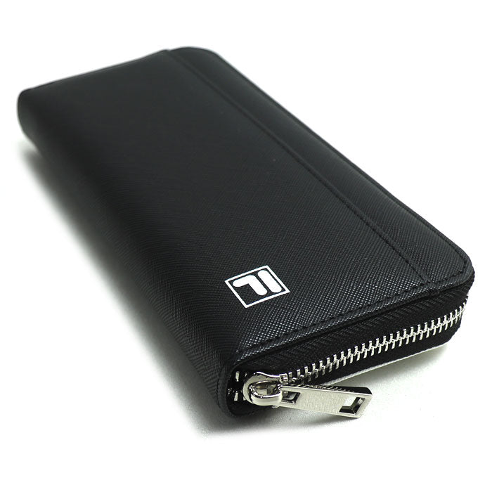 FILA フィラ 長財布 ラウンドファスナー ブラック ホワイト FIS-0641 メンズ レディース ユニセックス【未使用】【買取品】