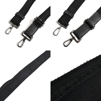 Christian Dior クリスチャンディオール オブリーク ジャガード ジップポーチ ショルダーバッグ ネイビー 20BBC119YSE ユニセックス【中古】