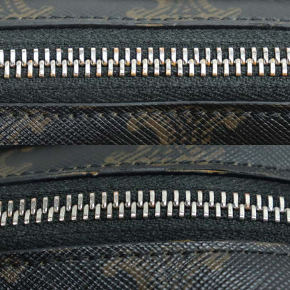 CELINE セリーヌ トリオンフ ミディアム メッセンジャー ショルダーバッグ ブラック ブラウン 197202 レディース【中古】