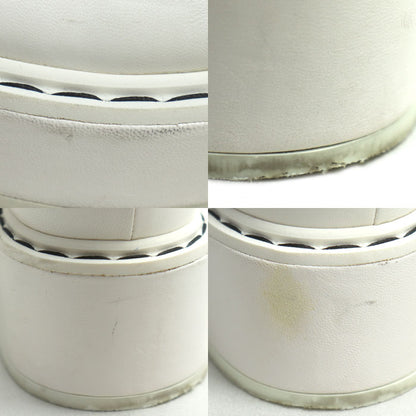 CHANEL シャネル 36C ブーツ ショートブーツ ホワイト ブラック G33169 レディース【中古】