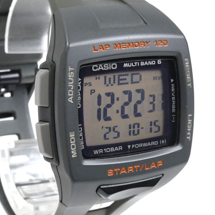 CASIO カシオ PHYS MULTIBAND6 腕時計 ソーラー STW-1000-8JH 電波 メンズ【中古】