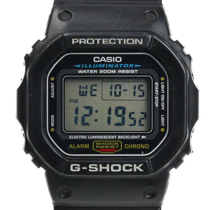 CASIO カシオ G-SHOCK 腕時計 電池式 DW-5600E-1 海外モデル メンズ【中古】