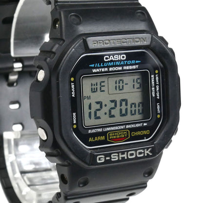 CASIO カシオ G-SHOCK 腕時計 電池式 DW-5600E-1 海外モデル メンズ【中古】