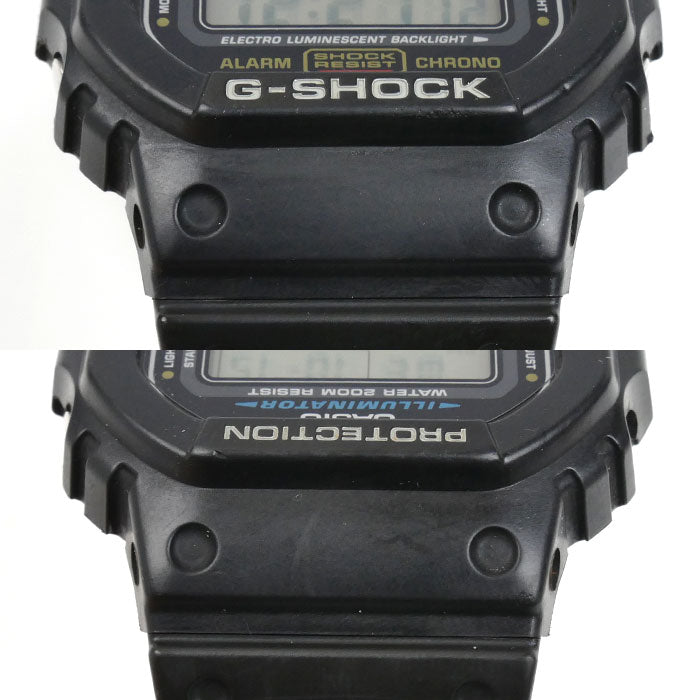 CASIO カシオ G-SHOCK 腕時計 電池式 DW-5600E-1 海外モデル メンズ【中古】