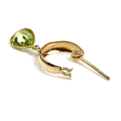 K18YG イエローゴールド ピアス ペリドット 1.0g レディース【中古】